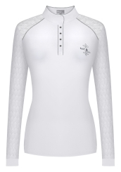 Fair Play Damen Turniershirt Longsleeve weiß 