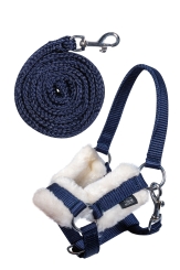 HKM Halfter und Strick Hobby Horsing dunkelblau 