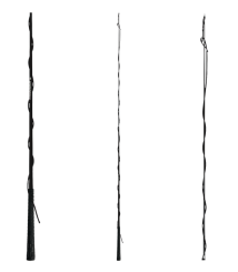 WALDHAUSEN Teleskop Longierpeitsche schwarz 3m 