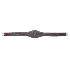 Kavalkade Langgurt Softleder "Comfort" mit Elast, braun/braun 