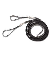WALDHAUSEN Schlaufzügel Leder mit Seil 