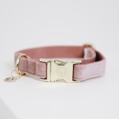 KENTUCKY Dogwear Hundehalsband Velvet alt rosa 