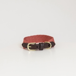 KENTUCKY Dogwear Hundehalsband Jacquard terrakotta 