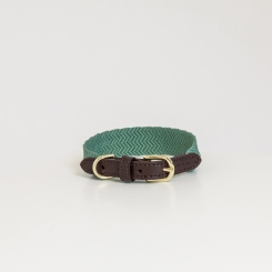 KENTUCKY Dogwear Hundehalsband Jacquard olivgrün 