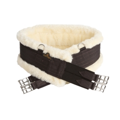 KENTUCKY Lammfell Sattelgurt braun 