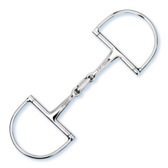 Stübben SteelTEC Gebiss 2251 D-Ring-Trense Easy Control doppelt gebrochen 