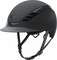 ABUS / Pikeur Reithelm AirLuxe Supreme Glam black 