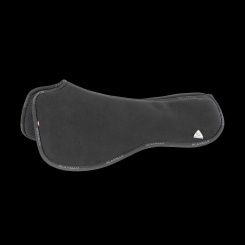 ACAVALLO WIDERRISTFREIES MEMORY FOAM HALFPAD MIT 3D-ABSTANDSGEWIRKE-UND MIKROVLIES-SEITE, C.C. DRESSAGE schwarz, Einheitsgröße 