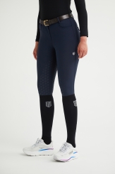 MAYA DELOREZ Damen Reithose Athlete Breeches Full Seat Dark Blue 
