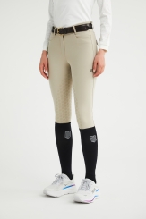 MAYA DELOREZ Damen Reithose Athlete Breeches Full Seat Tan 