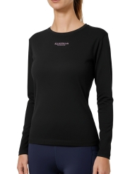 Equestrian Stockholm Damenshirt Soft Cotton Base Layer Black Blush (Winter 2026) 
