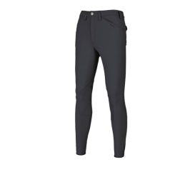 PIKEUR Rodrigo Herrenreithose, Kniebesatz Mc Crown, grau 