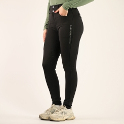 CARUBINA Damen Reithose CALAURY FULL, SCHWARZ 
