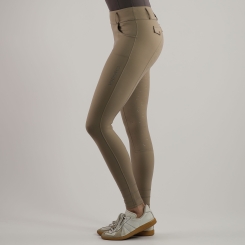 CARUBINA Damen Reitleggins CATRINY SMART-SKIN FULL, TAUPE 