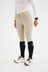 MAYA DELOREZ Damen Reithose Classic Breeches 2.0 Full Seat Beige 