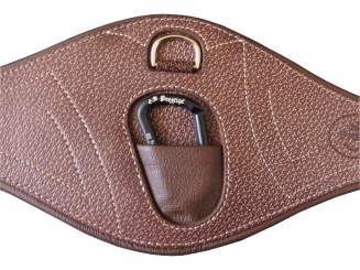 PRESTIGE Ledersattelgurt Spezial mit Dekor A10 