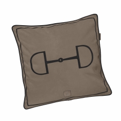 ESKADRON Kissenbezug VELVET PLATINUM black-smoky taupe (PLATINUM 2025) 