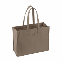 ESKADRON Tasche FAUX LEATHER SHOPPER smoky taupe (PLATINUM 2025) 