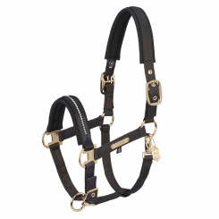ESKADRON Halfter GLAM CRYSTAL DOUBLE PIN black (HERITAGE Horse 2024) 