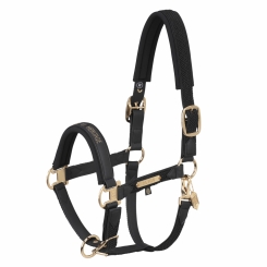 ESKADRON Halfter FAUX LEATHER DOUBLE PIN PLAIT black (HERITAGE Horse 2024) 