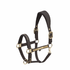 ESKADRON Halfter FAUX LEATHER DOUBLE PIN black truffle (HERITAGE Horse & Fanatics 2025/2026) 