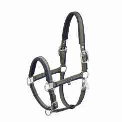 ESKADRON Halfter DOUBLE PIN navy-steel blue-dusty olive (Classic Sports Horse FS 2025) 