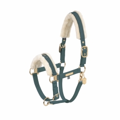 ESKADRON Halfter FAUX LEATHER DOUBLE PIN FF vintage green (HERITAGE Horse 2024) 