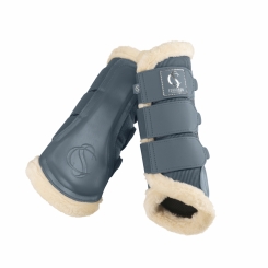 ESKADRON Gamaschen MESH FAUXFUR steel blue (Classic Sports Horse FS 2025) 