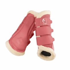 ESKADRON Gamaschen MESH FAUXFUR coral blossom (Classic Sports Horse FS 2025) 