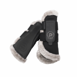 ESKADRON Gamaschen MESH FAUX FUR smoky taupe (PLATINUM 2025) 