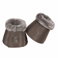 ESKADRON Sprungglocken SOFTSLATE FAUXFUR deep taupe (Classic Sports F/S 2024) 