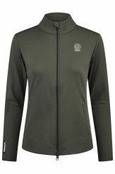 ESKADRON Damen Shirt ZIP-SHIRT deep green (DYNAMIC Horse & Fanatics H/W 2025) 