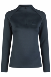 ESKADRON Damen-Shirt HALF-ZIP SHIRT atlantic blue (Platinum 2024) 