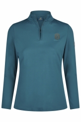 ESKADRON Damen Shirt HALF-ZIP SHIRT vintage green (HERITAGE Fanatics 2024) 
