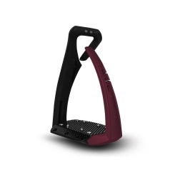 FREEJUMP Stirrups Soft Up Pro + Black/Pearl Red Velvet 