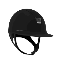 Samshield Reithelm MISS Shadow 2.0, Trim Matt Black, Blason Crystal Fabric Black, Dressurausschnitt 