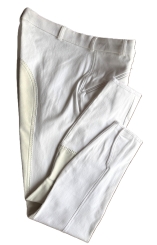 PIKEUR Liostro Herrenreithose, Vollbesatz Mc Crown, weiß 