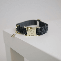 KENTUCKY Dogwear Hundehalsband Wolle grau 
