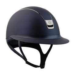 Samshield Reithelm MISS Shadow 2.0, Trim + Blason Black Chrome, BLUE 