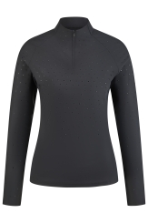 PIKEUR Damen Funktions Zipshirt 1322 Selection Black (F/S 2026) 