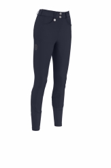 PIKEUR Damen Reithose Ceelina Grid TexLeather Fullseat Highwaist Nightblue (H/W 2026/2027) 