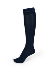 PIKEUR Kniestrumpf dünner Fuß navy 