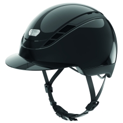 ABUS / Pikeur Kinder-Reithelm AirDuo shiny black 