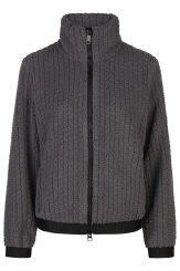 PIKEUR Damen Fleecejacke Velvet Knit Jacket Selection Basalt Grey (H/W 2026/2027) 