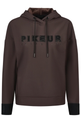 PIKEUR Damen Hoodie Plushluxe Funktionssweater Selection Chocolate Brown (H/W 2026/2027) 
