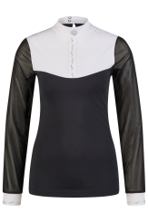 PIKEUR Damen Turnier-Bluse 7314 schwarz (Selection FS 2025) 