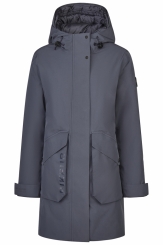 PIKEUR Damen Regenmantel RAINCOAT 8021 graphite blue (Athleisure HW 2025) 