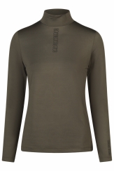 PIKEUR Damen Shirt STUDS SHIRT 8273 deep khaki (Sports HW 2025) 