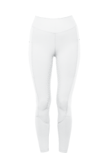 Equestrian Stockholm Reitleggings Movement Tights Full Grip, White 
