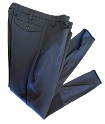 PIKEUR Rodrigo Herrenreithose, Kniebesatz Mc Crown, dunkelgrau 